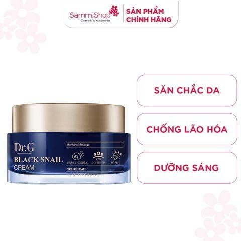 APP+WEB SALE GIỮA THÁNG 13-15/03 Dr.G Kem dưỡng Black Snail Cream 50ml ver 2