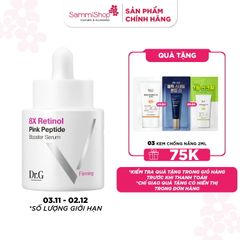 Dr.G Tinh chất 8X Retinol Pink Peptide Booster Serum 30ml