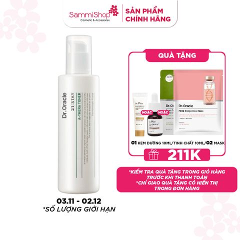 Dr.Oracle Nước hoa hồng 21;STAY A-Thera Toner 120ml