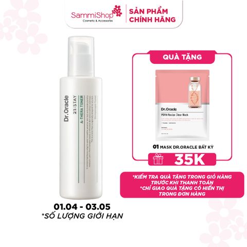 Dr.Oracle Nước hoa hồng 21;STAY A-Thera Toner 120ml