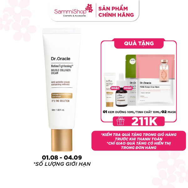 Dr.Oracle Kem dưỡng RetinoTightening Double Collagen Cream 50ml