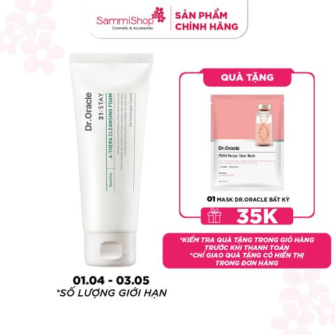 Dr.Oracle Sữa rửa mặt 21;STAY A-Thera Cleansing Foam 100ml