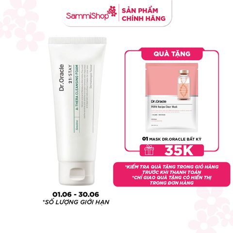 Dr.Oracle Sữa rửa mặt 21;STAY A-Thera Cleansing Foam 100ml