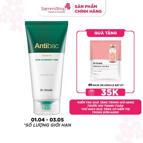 Dr.Oracle Sữa rửa mặt Antibac Premium Acne Cleansing Foam 180ml