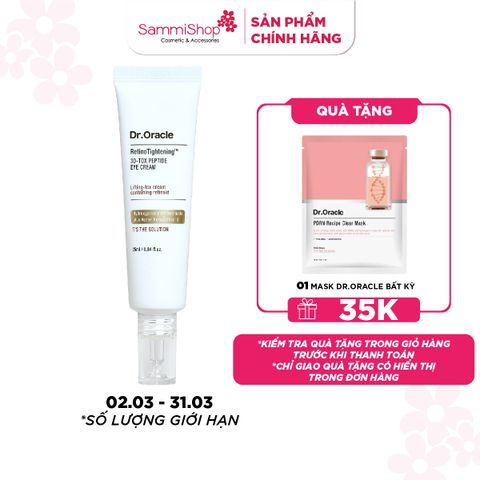 Dr.Oracle Kem dưỡng Retino Tightening 3D-TOX Peptide Eye Cream 25ml