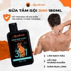 Menitems Tắm gội Nam 3in1 Nam Men Shower Gel Fresh & Cool