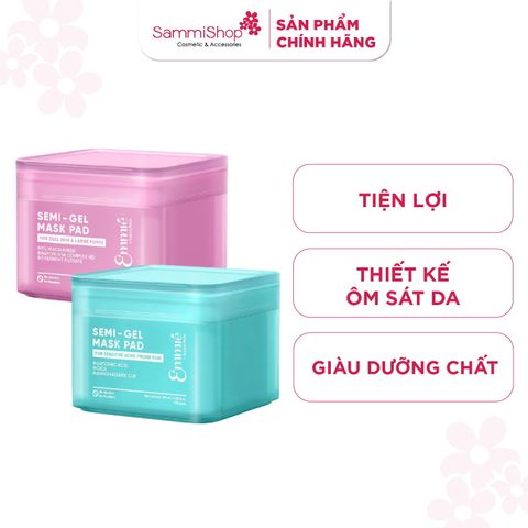 Emmie by Happyskin Mặt nạ Semi-Gel Mask Pad 100 miếng 180ml