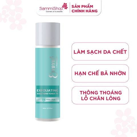 Emmie by Happyskin Toner Tẩy tế bào chết Exfolliating Solutions Toner 7% 140ml