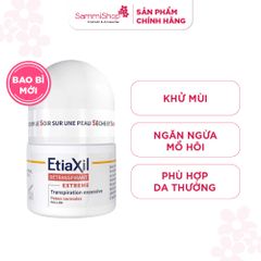Etiaxil Lăn khử mùi da thường Detranspirant Extreme Peaux Normales Roll-on (Đỏ) 15ml