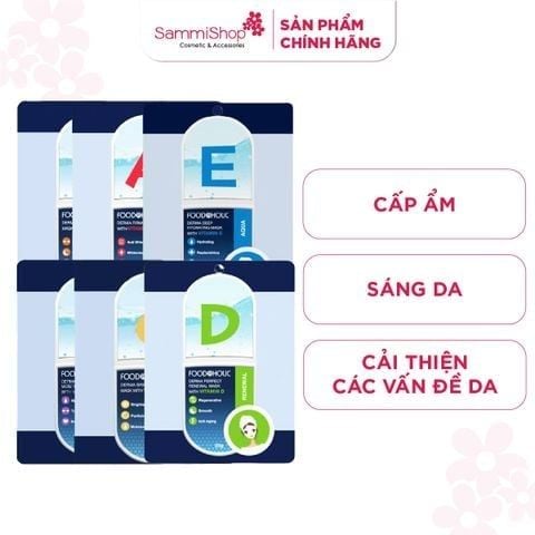25.04 - 30.06 Foodaholic mặt nạ Derma with Vitamin