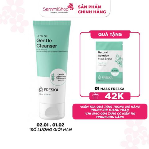 Freska Sữa rửa mặt Low pH Gentle Cleanser 150ml