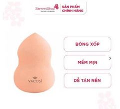 Vacosi Bông phấn ướt hồ lô - BP06