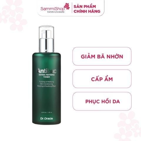 [date 6/27] Dr.Oracle Nước hoa hồng Antibac Derma Refining Toner 130ml
