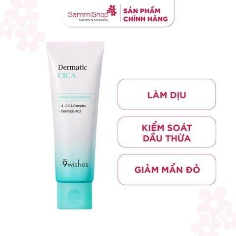 [date 7/27] 9 Wishes Kem dưỡng da Dermatic Cica Cream 50ml