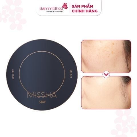 [date 6/27] Missha Phấn nước Stay Cushion High Cover 14g
