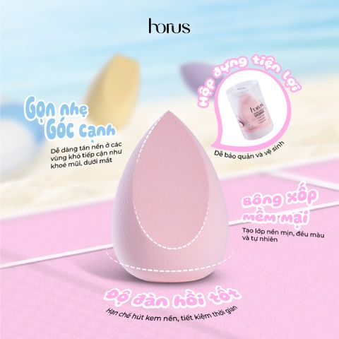 Horus Bông Mút Trang Điểm Chuyên Dụng Iconic Beauty Sponge