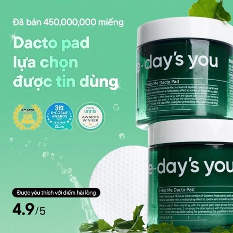 One-Day'syou Nước hoa hồng Help Me Dacto Pad