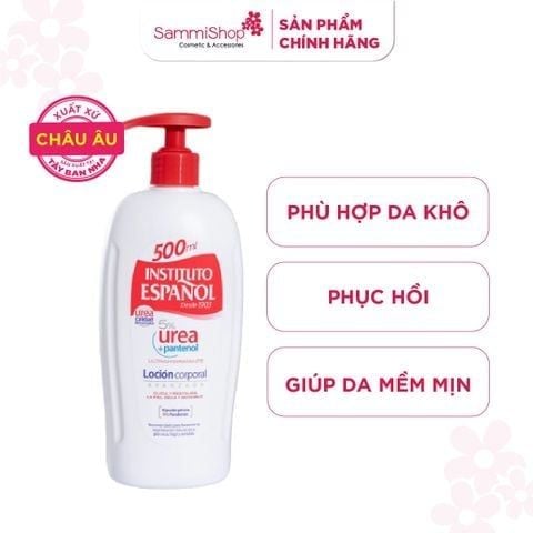 M1T1 15.05 - 31.05 Instituto Español Sữa dưỡng 5% Urea + Pantenol Loción Corporal 500ml
