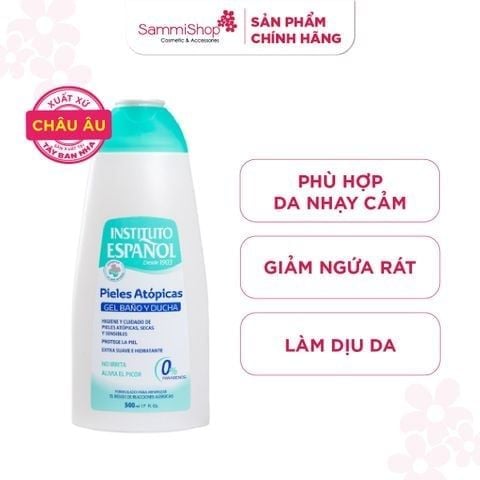 M1T1 15.05 - 31.05 Instituto Español Gel tắm Pieles Atópicas Gel Baño Y Ducha 500ml