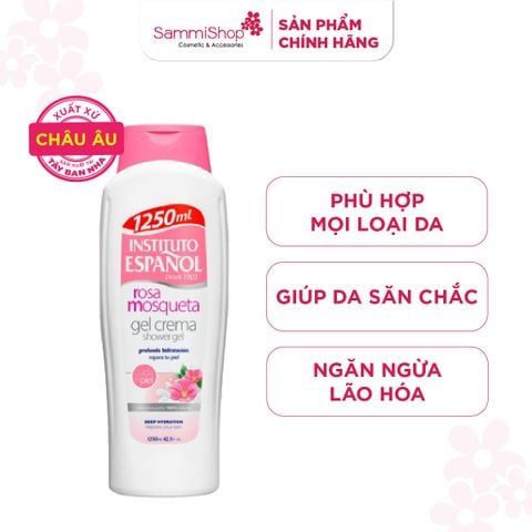 Instituto Español Gel tắm Rosa Mosqueta Gel Crema 1250ml