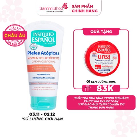 Instituto Español Kem dưỡng Pieles Atópicas Momentos Atópicos Crema Corporal 150ml