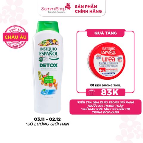 Instituto Español Gel tắm Detox Gel De Baño Hidratante 1250ml