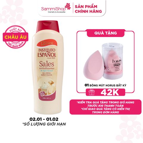 Instituto Español Gel tắm Sales Gel Crema Baño Y Ducha 1250ml
