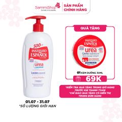 Instituto Español Sữa dưỡng 5% Urea + Pantenol Loción Corporal 500ml