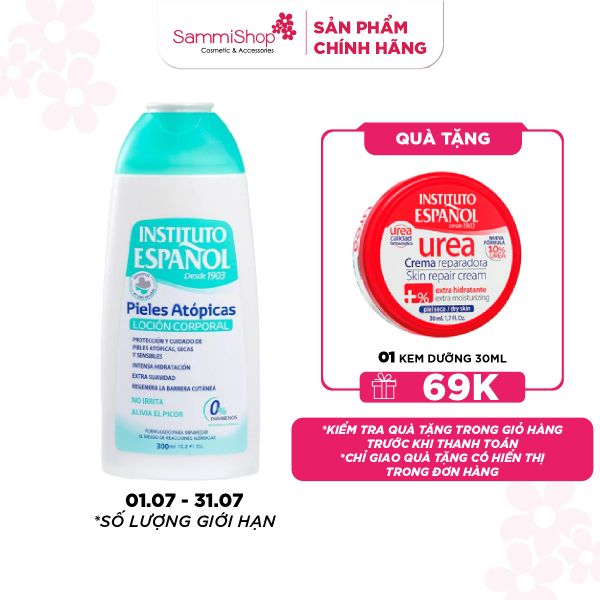 Instituto Español Sữa dưỡng Pieles Atópicas Loción Corporal 300ml