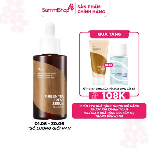Isntree Tinh Chất Green Tea Fresh Serum 50ml