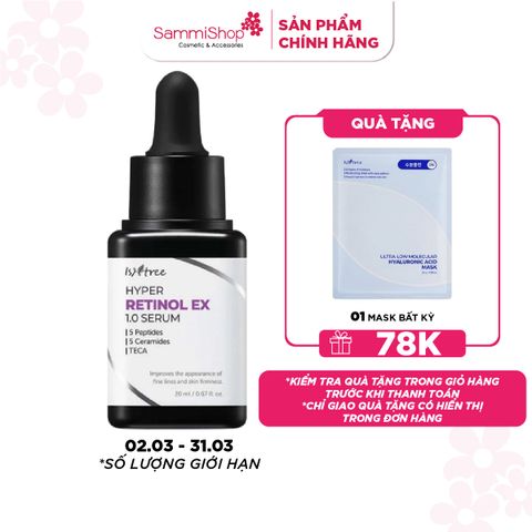 Isntree Tinh Chất Hyper Retinol Ex 1.0 Serum 20ml