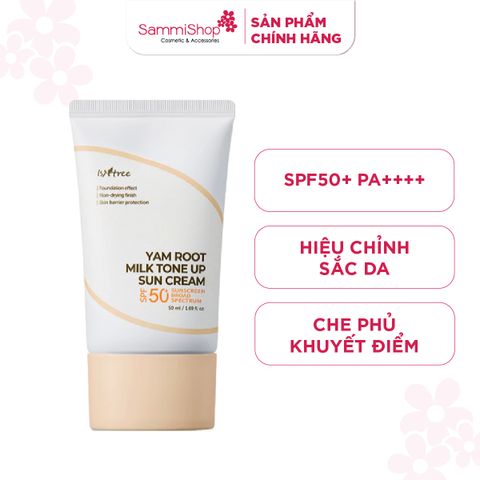 Isntree Kem Chống Nắng Yam Root Milk Tone Up Sun Cream 50ml