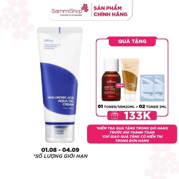 Isntree Kem Dưỡng Hyaluronic Acid Aqua Gel Cream 100ml