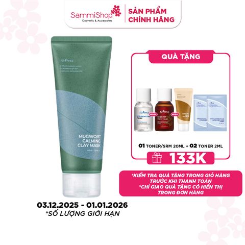 Isntree Mặt Nạ Mugwort Calming Clay Mask 100ml