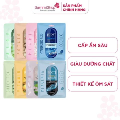 Jigott Mặt nạ dưỡng da Ampoule Mask 27ml