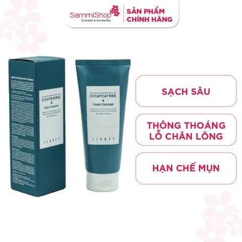 Jigott Sữa rửa mặt CicaTeatree Foam Cleanser 180ml