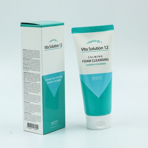 Jigott Sữa rửa mặt Vita Solution 12 Foam Cleansing 180ml