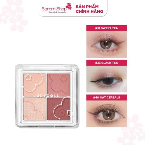 Judydoll Bảng phấn mắt 4-Color Eyeshadow