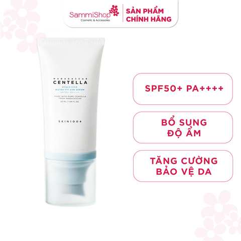 APP-WEB 01.04 - 03.05 Skin1004 TC chống nắng Madagascar Centella Hyalu-cica Water-fit Sun Serum SPF50+ PA++++ 50ml