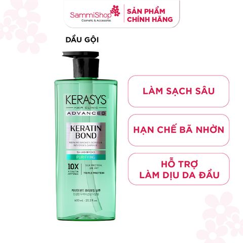 Kerasys Dầu gội Advanced Keratin Bond Purifying Shampoo 600ml