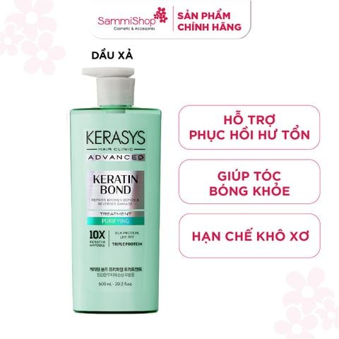 Kerasys Dầu xả Advanced Keratin Bond Purifying Treatment 600ml