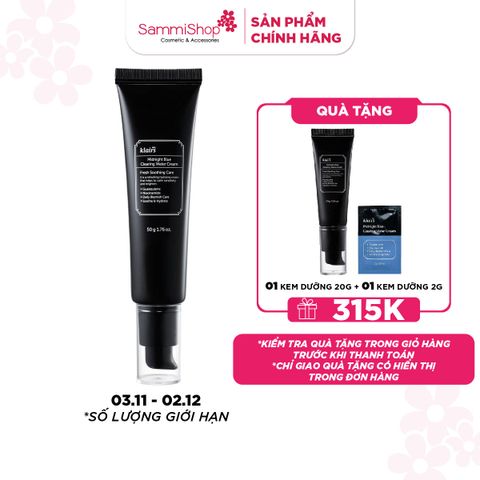 APP-WEB 03.11 - 02.12 Dear, Klairs Kem dưỡng da Midnight Blue Clearing Water Cream 50g