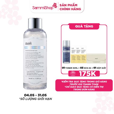 APP-WEB 04.05 - 31.05 Dear, Klairs Nước hoa hồng Freshly Juiced Vitamin Essence Toner 180ml