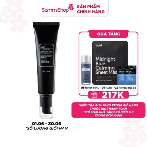 APP+WEB 01.06 - 30.06 Dear, Klairs Kem dưỡng da Midnight Blue Clearing Water Cream 50g