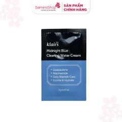 [HÀNG TẶNG KHÔNG BÁN] QT Dear, Klairs Kem dưỡng da Midnight Blue Clearing Water Cream 20g Và 1 QT Dear, Klairs Kem dưỡng da Midnight Blue Clearing Water Cream 2g