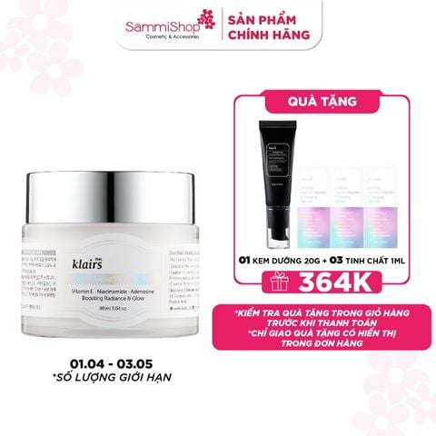 Dear, Klairs Mặt nạ Freshly Juiced Vitamin E Mask 90g