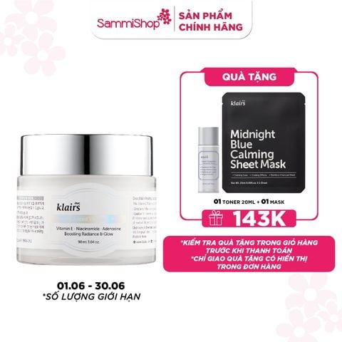 Dear, Klairs Mặt nạ Freshly Juiced Vitamin E Mask 90g