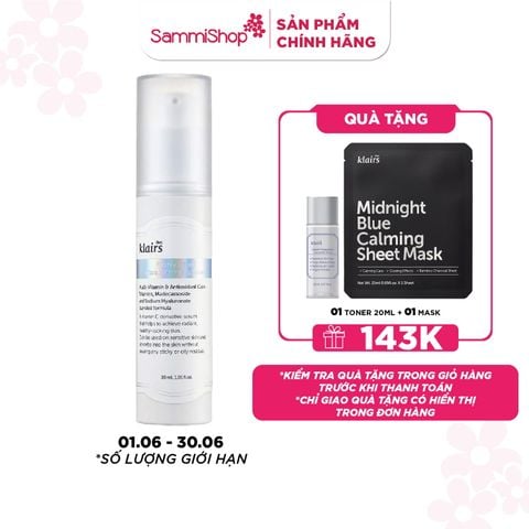 Dear, Klairs Tinh chất Freshly Juiced Vitamin Charging Serum 30ml