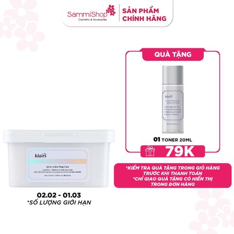Dear, Klairs Mặt nạ giấy Freshly Vitamin Skin Prep Pads 290ml