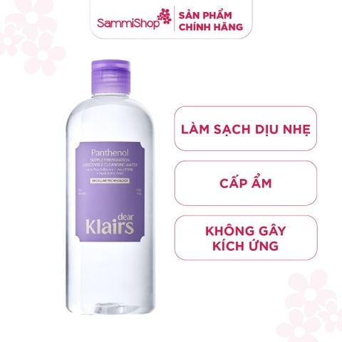 Dear Klairs Nước tẩy trang Supple Preparation Unscented Cleansing Water 400ml